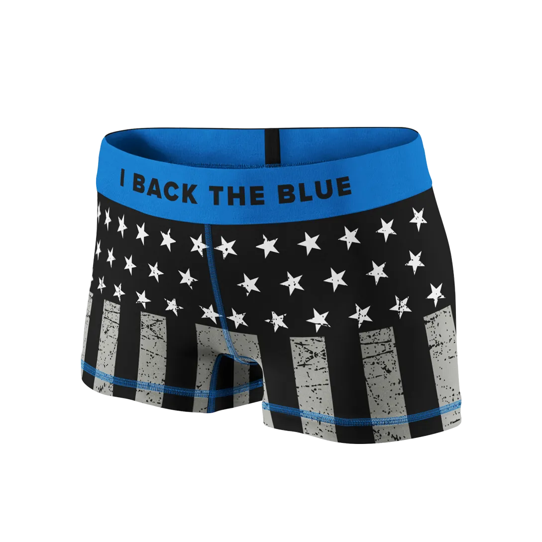 Thin Blue Line Fitness Shorts