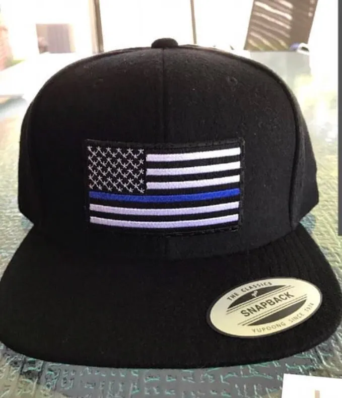 Thin Blue Line Flag Hat