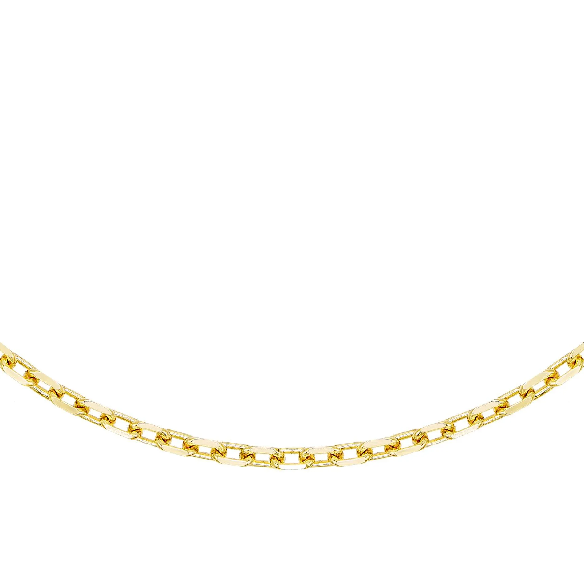 Thin Box Link Necklace