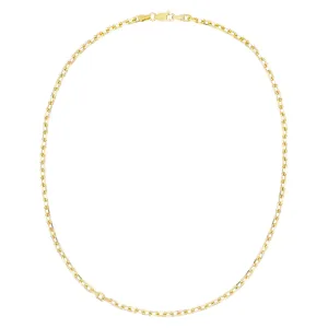 Thin Box Link Necklace