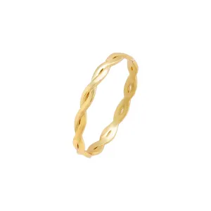 Thin Braided Ring