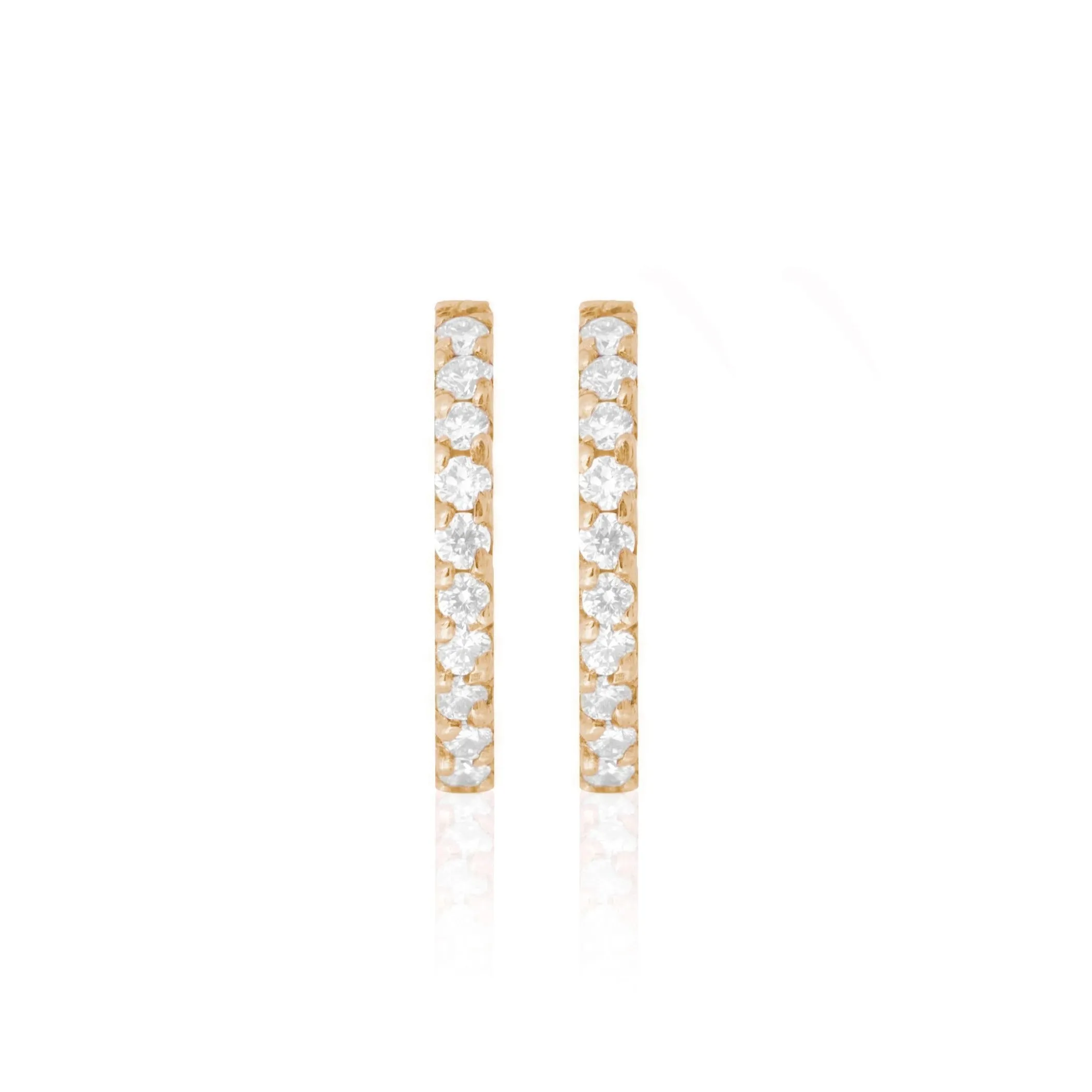 Thin Diamond Huggies