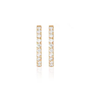 Thin Diamond Huggies