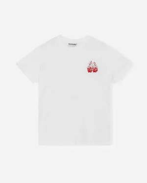 Thin Jersey GoGo Relaxed T-shirt - Bright White
