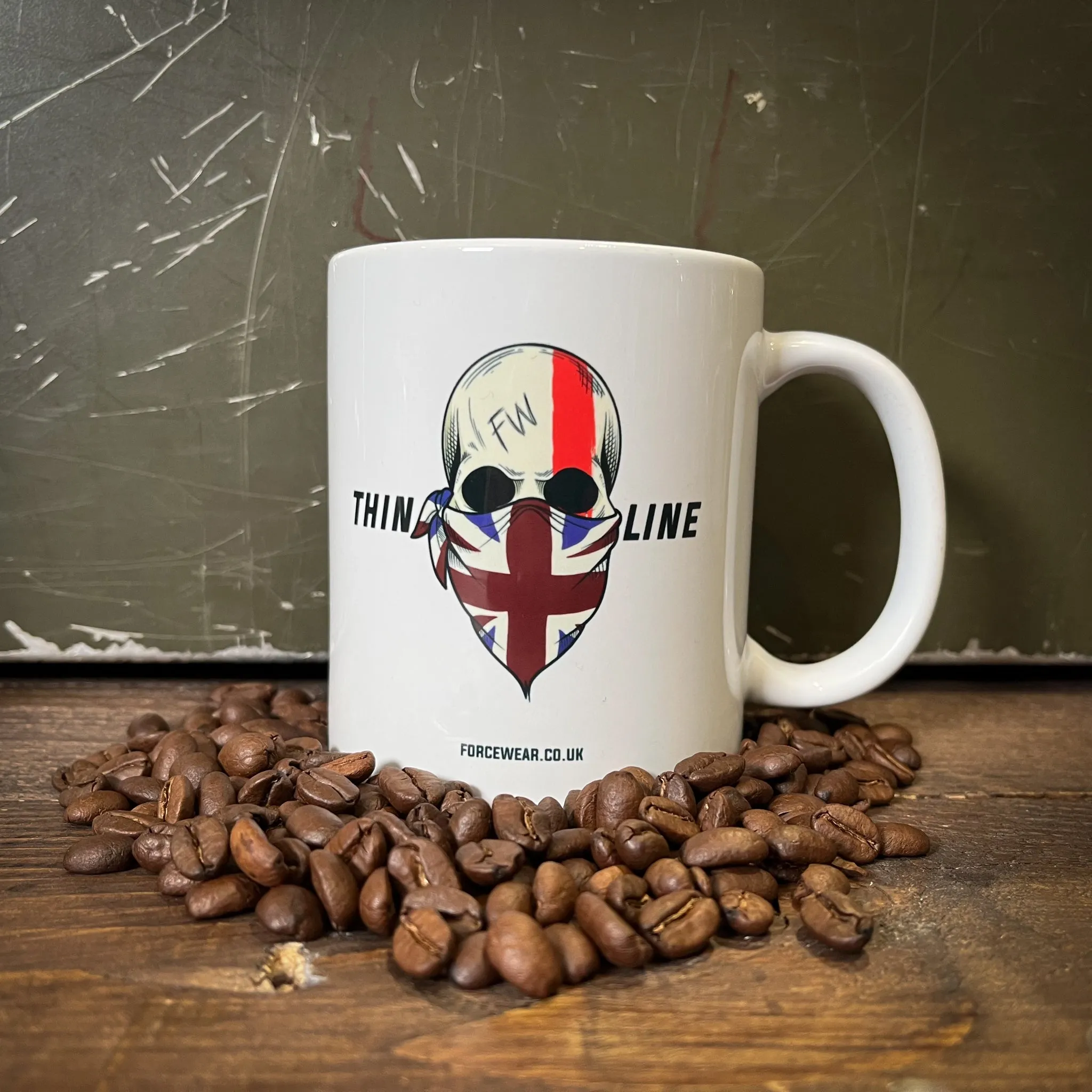 THIN RED LINE MUG