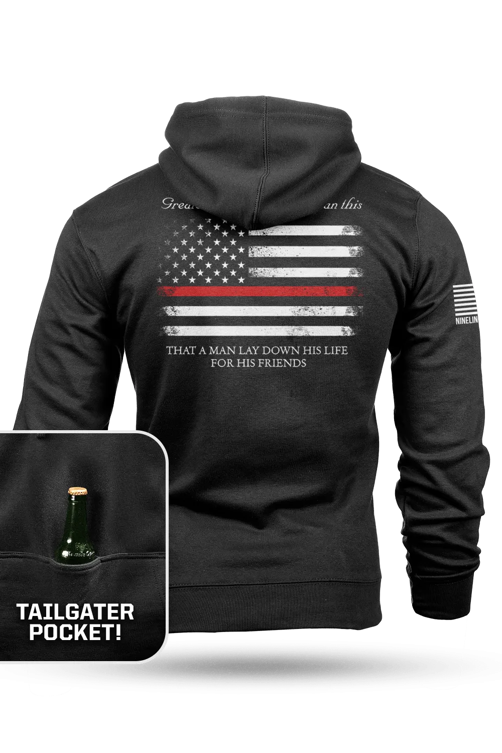 Thin Red Line - Tailgater Hoodie