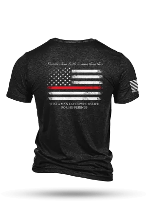 Thin Red Line - Tri-Blend T-Shirt