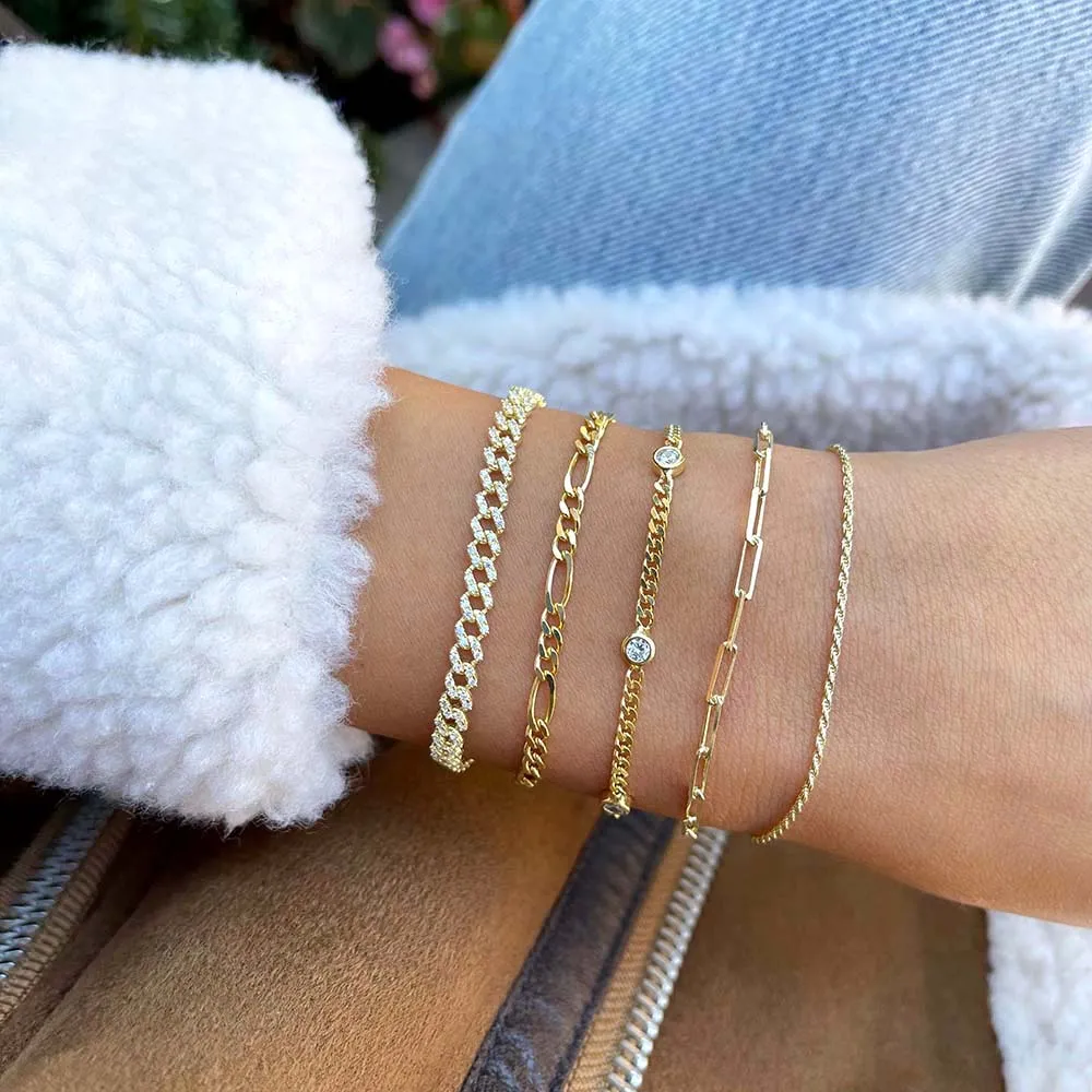 Thin Rope Chain Bracelet