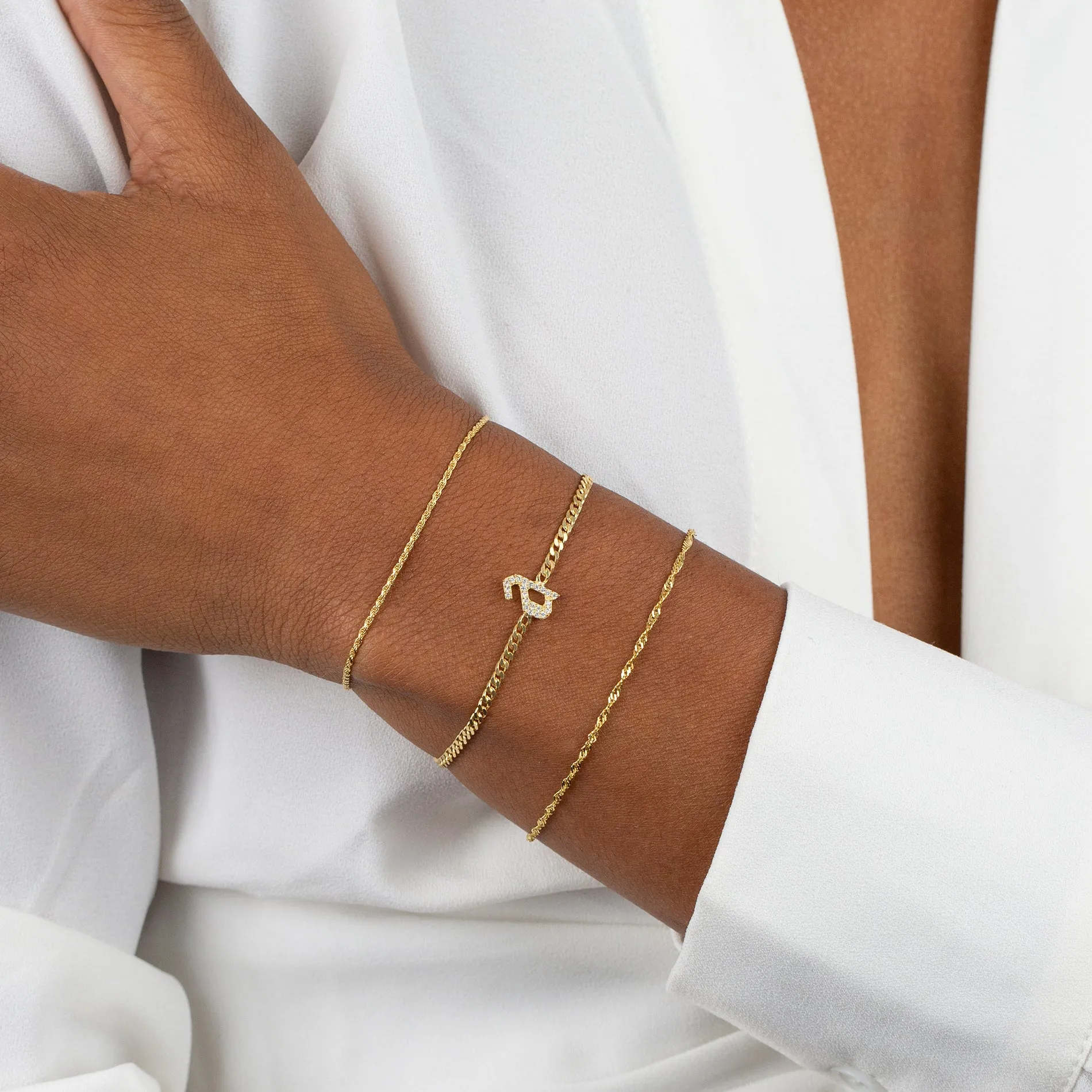 Thin Rope Chain Bracelet