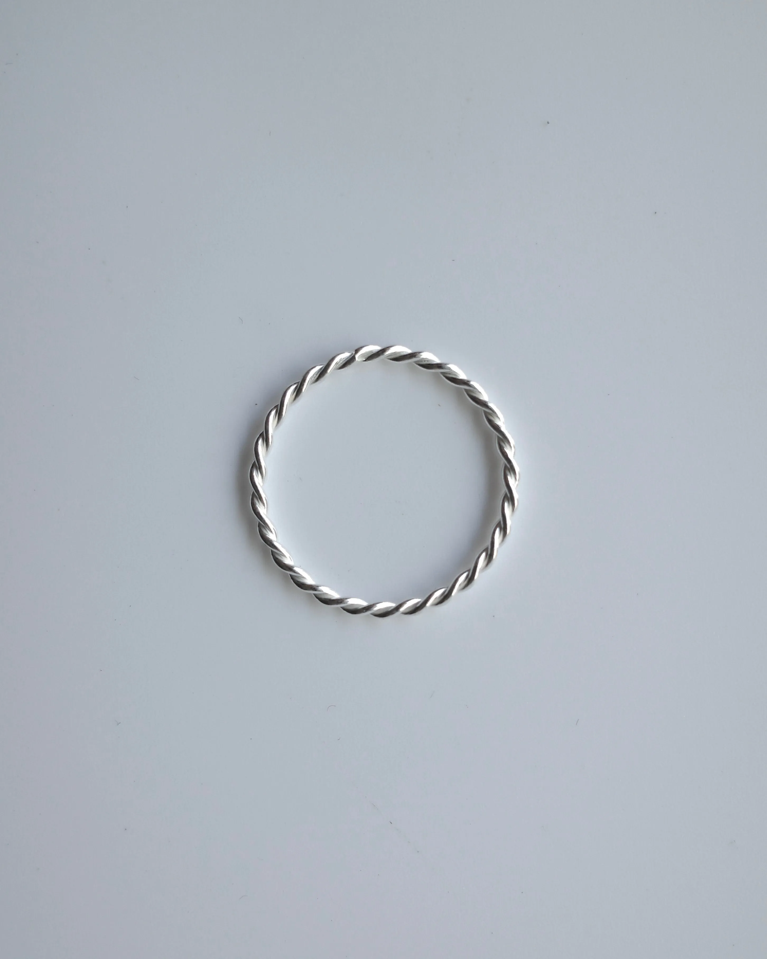 thin rope ring (silver925)