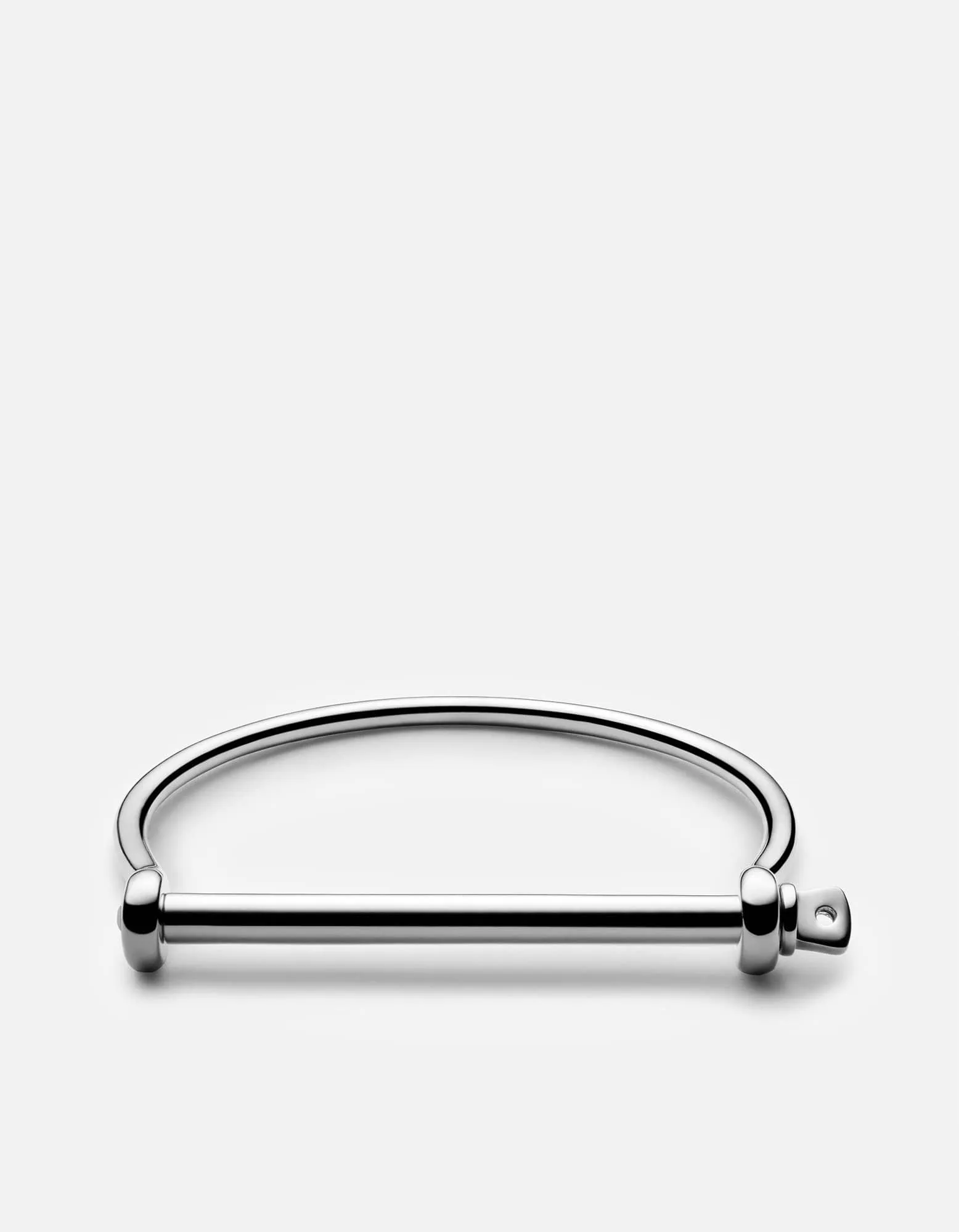 Thin Screw Cuff, Stainless Steel