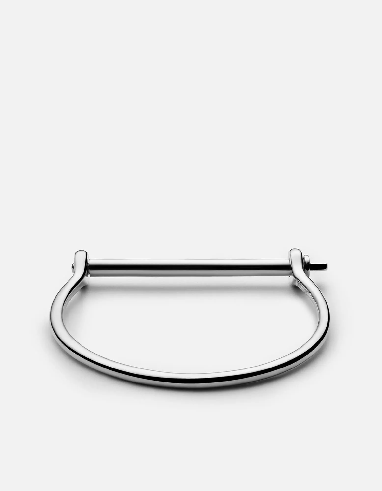 Thin Screw Cuff, Stainless Steel