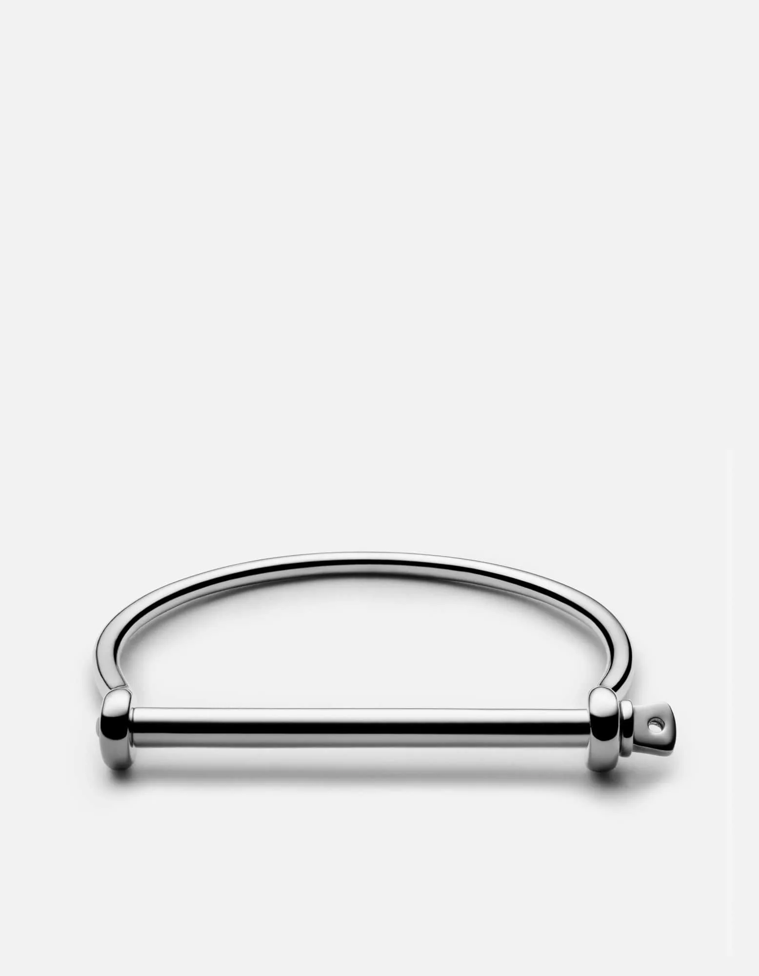 Thin Screw Cuff, Stainless Steel