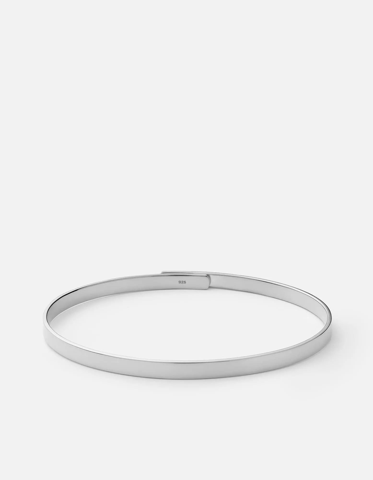 Thin Standard Cuff, Sterling Silver