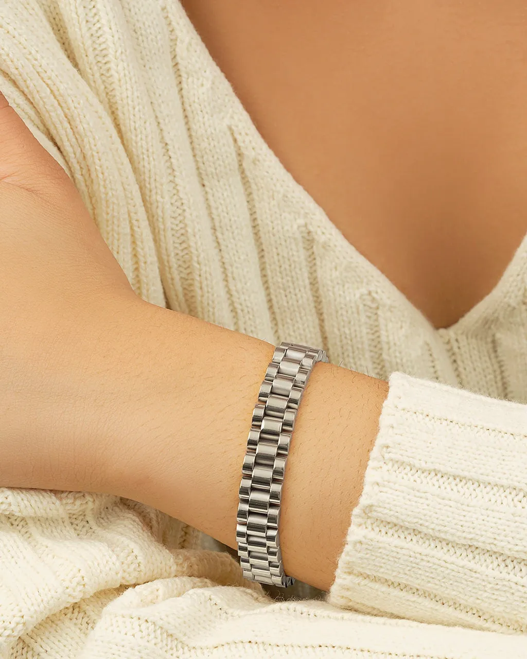 Thin Watch Band Chain Bracelet
