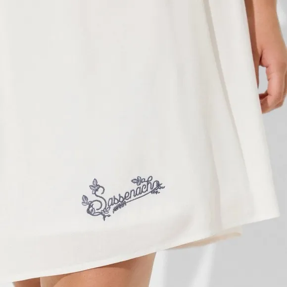 Torrid x Outlander Sassenach White Challis Lace Chemise Nightgown Dress 1X 14 16