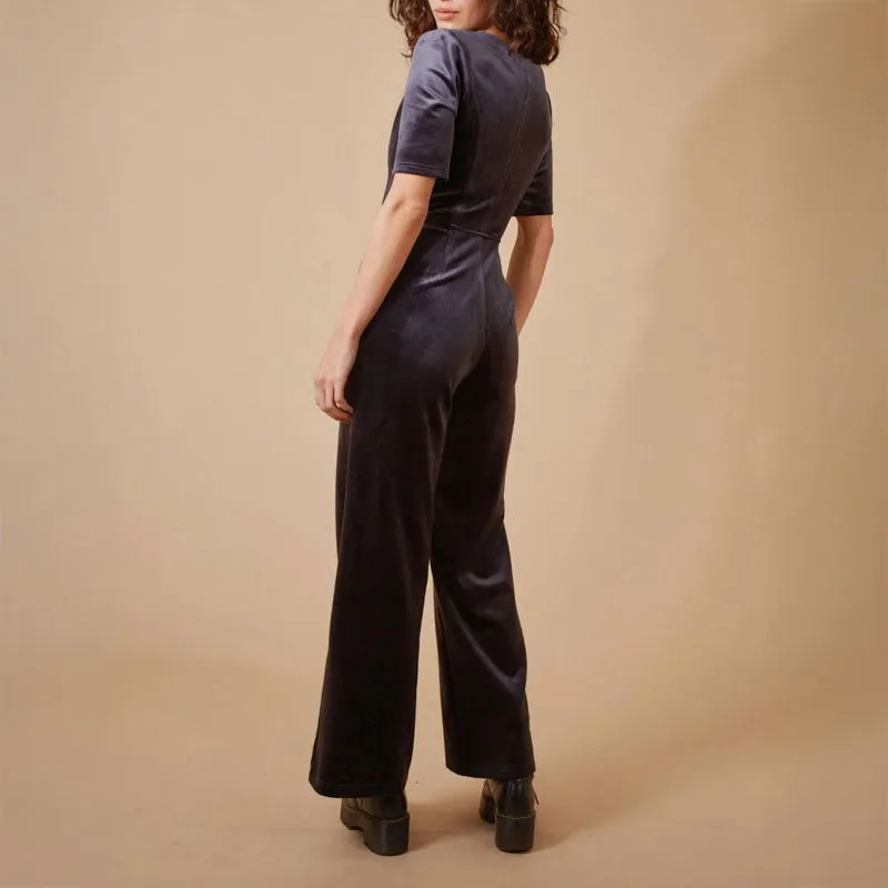TRAFFIC PEOPLE Clan Jumpsuit in Charcoal