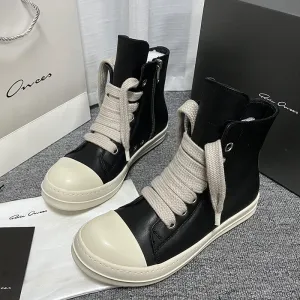 Unisex High-top Leather Sneaker