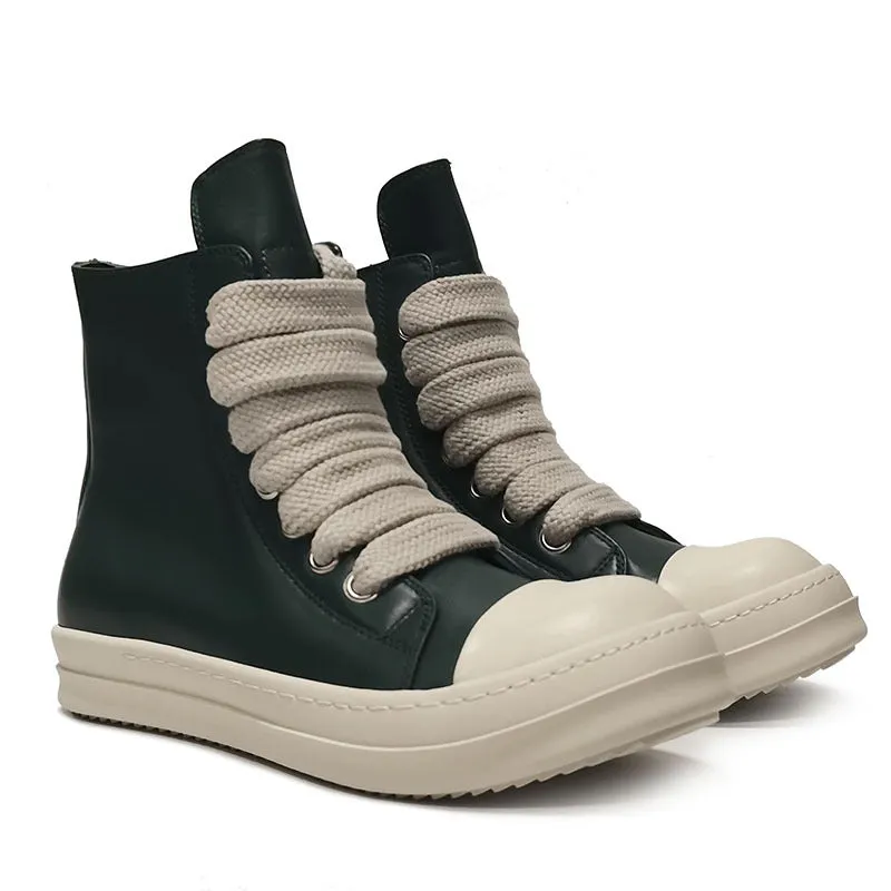 Unisex High-top Leather Sneaker