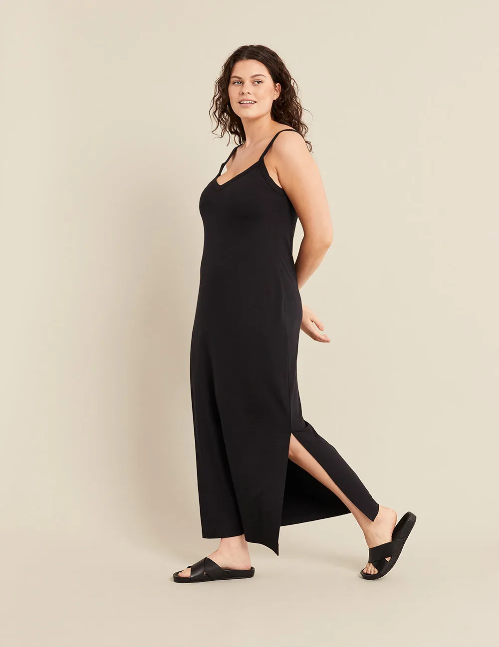 V-Neck Slip Dress