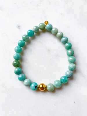 Vermeil Gold & Agate Bracelet ~ Homme