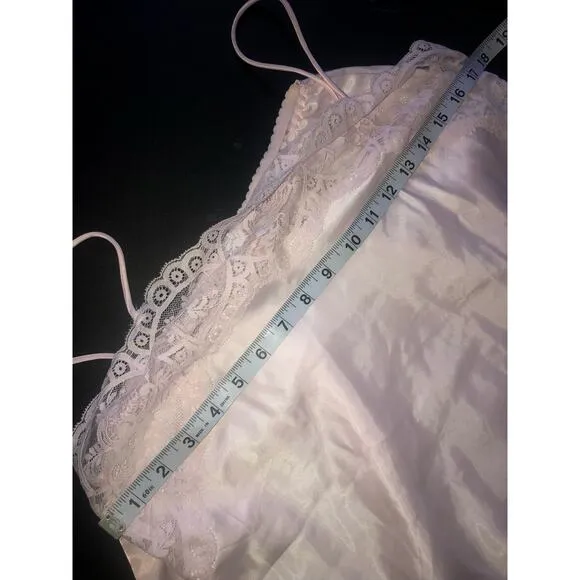 Vintage Olga slip and camisole set in pale pink fits small to large