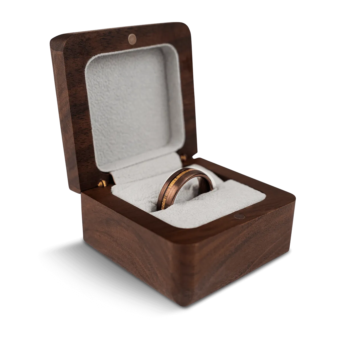 Whiskey Espresso Single Barrel Thin Ring