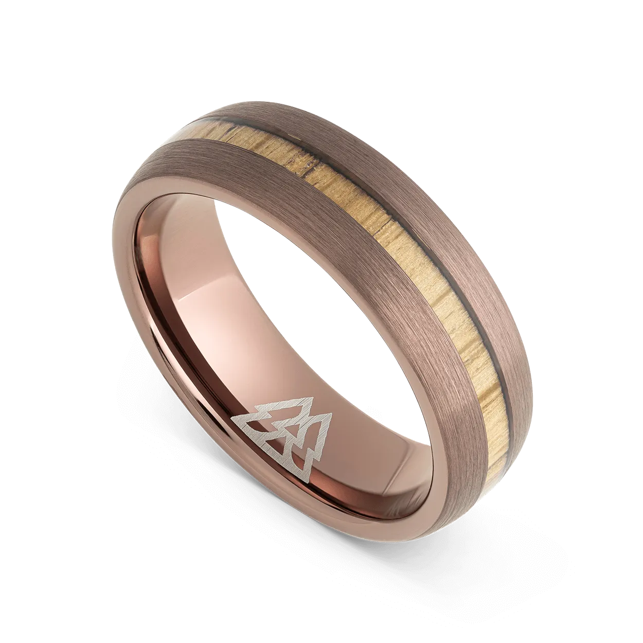Whiskey Espresso Single Barrel Thin Ring