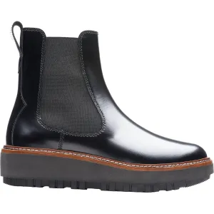 Women's Clarks Orianna W Up Black Leather