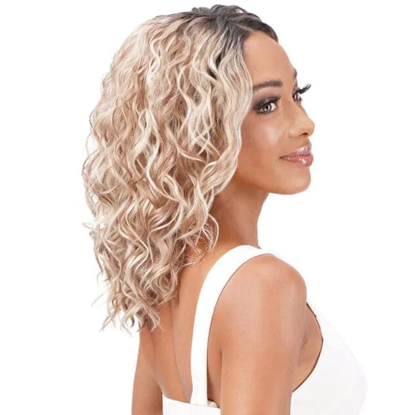 Zury Sis Synthetic Thin Lace Edge Glueless HD Lace Part Wig - CALLIE